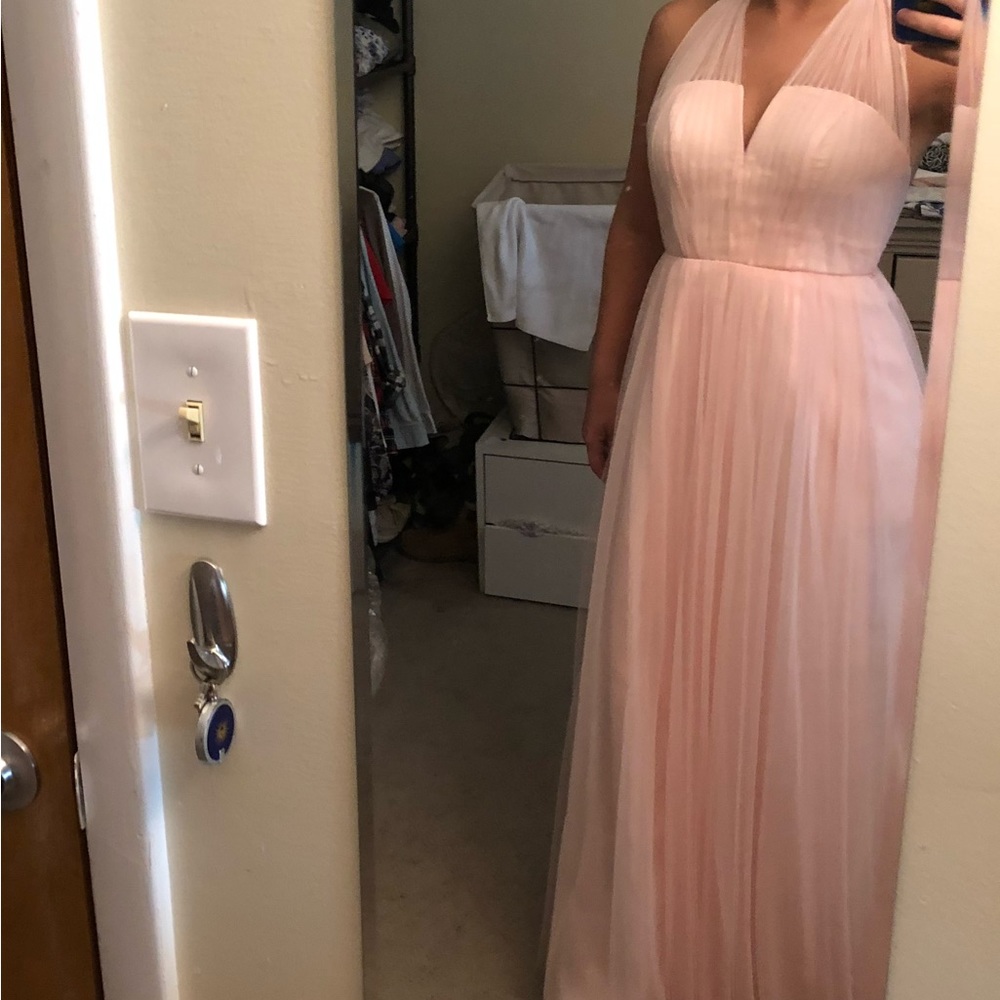 Pink bridesmaid dress